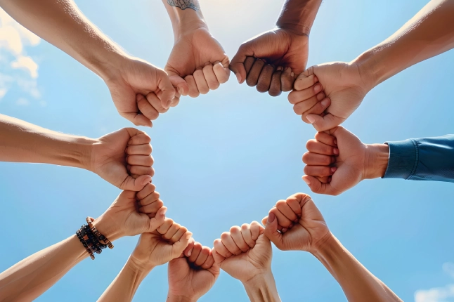 Engagiertes Team